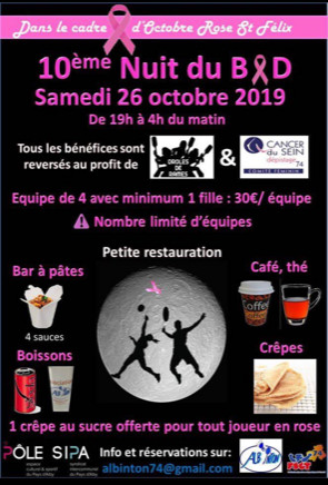 Nuit badminton Alby