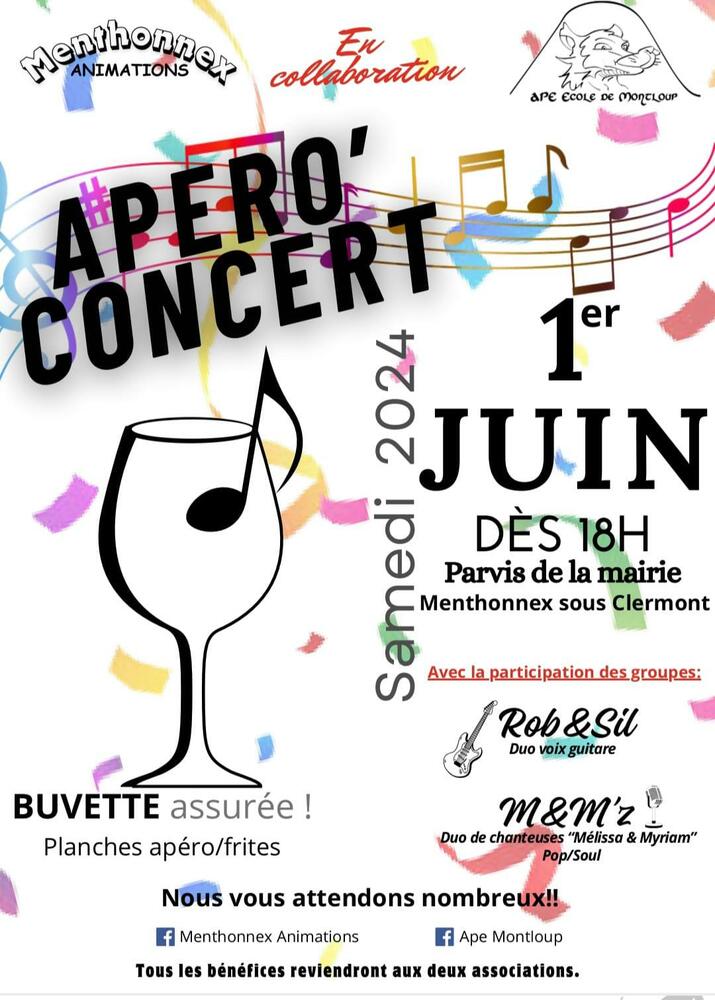 Apéro concert Menthonnex