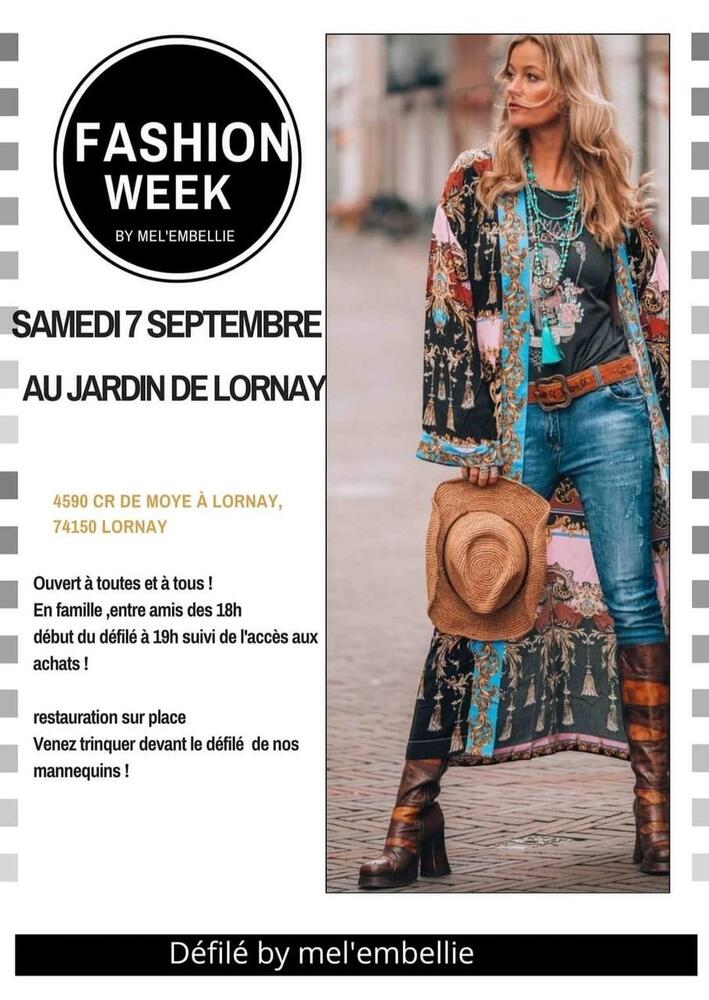 Défilé mode Jardins Lornay