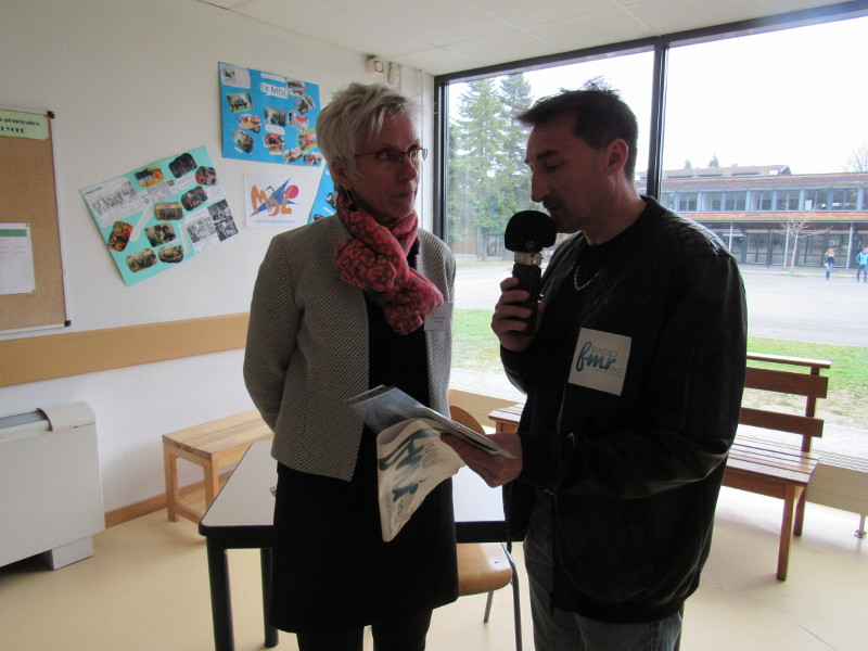 Interview Mme Soeur proviseure Lycée Porte des Alpes Rumilly