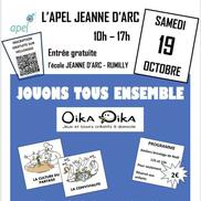 Journée jeux de société à l’école Jeanne d’Arc