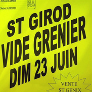 Vide grenier à St Girod