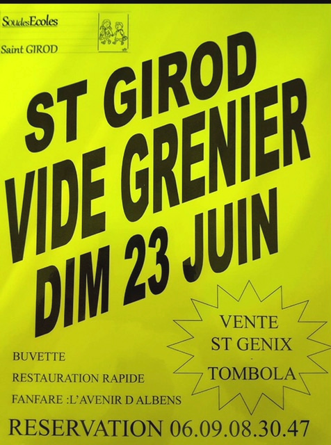 Brocante St Girod