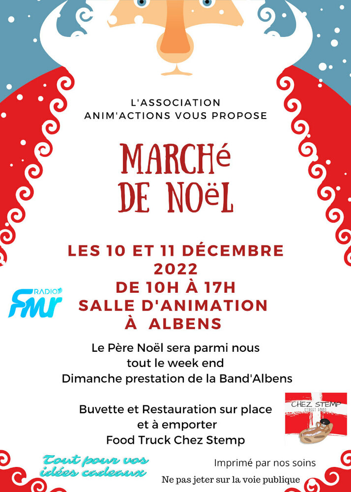 Marché Noël Albens