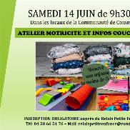 Atelier motricité et couches lavables