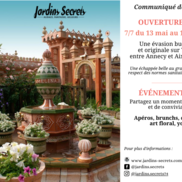 Réouverture des Jardins Secrets à Vaulx