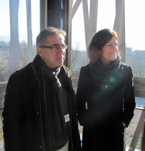 Jo Misfeldt et Laurent Taillade, les exploitants du cinéma de Rumilly. 