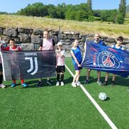 Tournoi de football en famille à Bloye