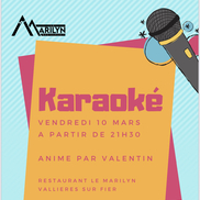 Soirée Karaoké au restaurant le Marilyn