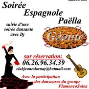 Soirée Espagnole avec paëlla géante à Lornay