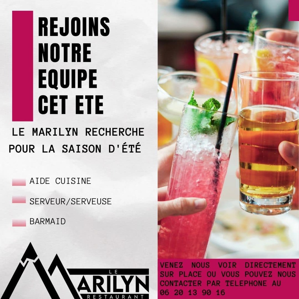 Recrutement Restaurant Marilyn