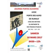 Portes Ouvertes au Lycée Porte des Alpes
