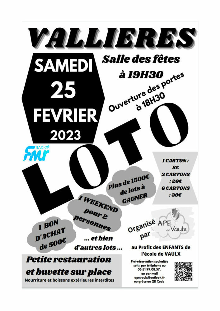 Loto APE Vallières