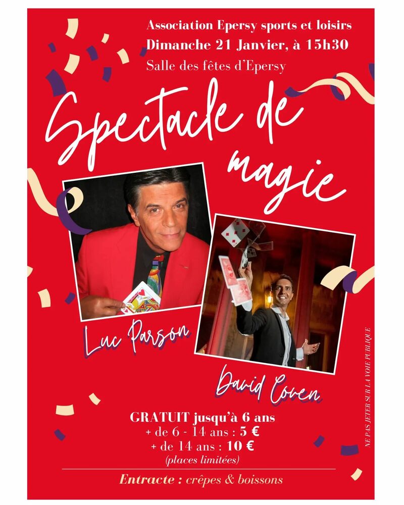 Spectacle magie Epersy