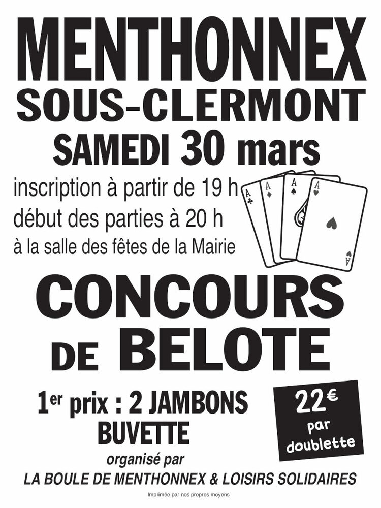 Belote Menthonnex