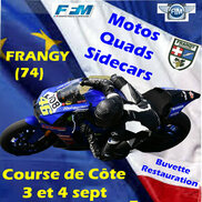 Course de motos à Frangy