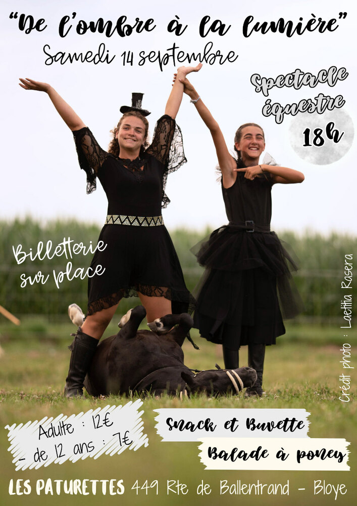 Spectacle équestre Paturettes