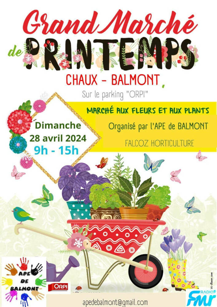 Marché fleurs Balmont