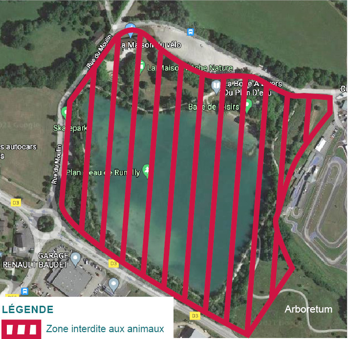 Interdiction chiens plan d'eau rumilly