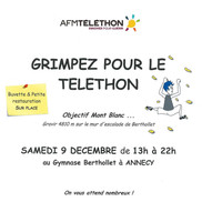 Grimpez pour le Téléthon à Annecy
