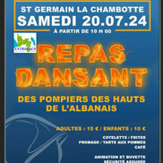 Repas dansant à Saint Germain la Chambotte