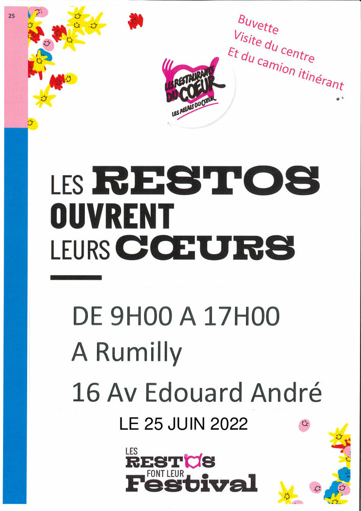 Porte ouverte restos du coeur Rumilly