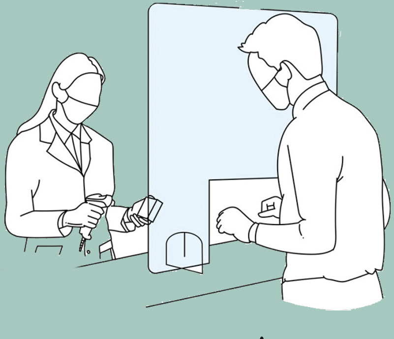 Plexiglass protection coronavirus