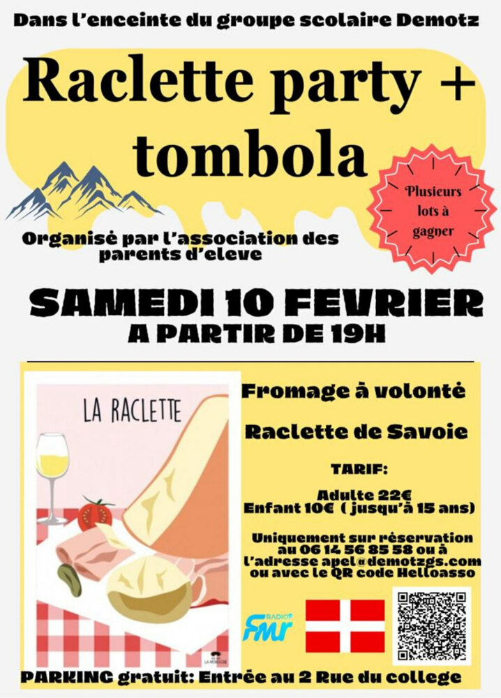 Soirée raclette Démotz