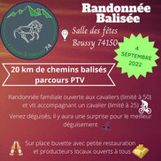 Randonnée équestre à Boussy
