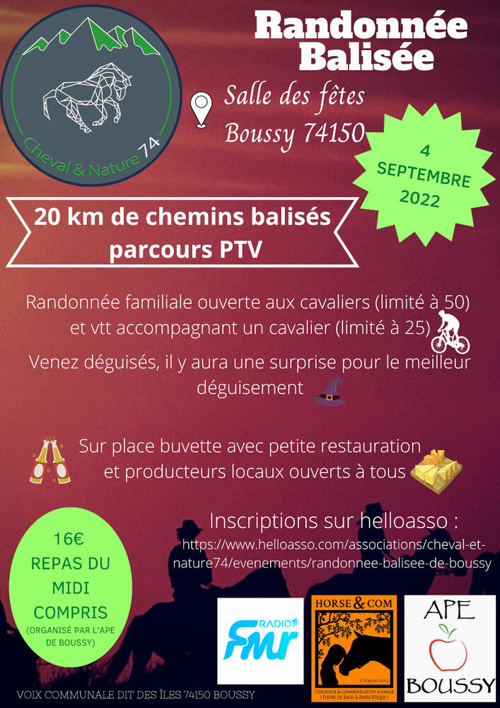 Randonnée cheval Boussy