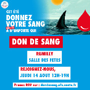 Don du sang à Rumilly