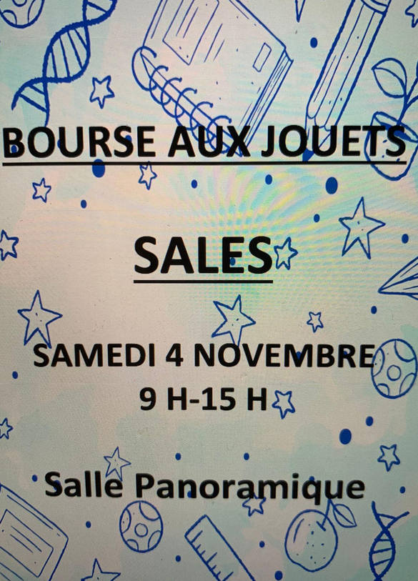 Bourse jouets Sales