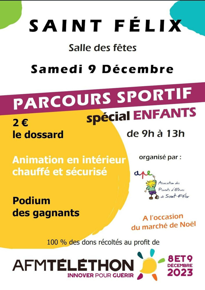 Téléthon Saint Félix 2023