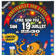 Feu d’artifice à Hauteville-sur-Fier