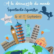 Spectacle équestre à Bloye