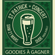 St Patrick et concert Dude à l’Alibi
