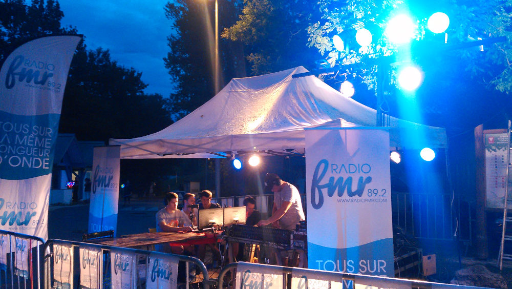 Radio FMR fête du plan d'eau Rumilly