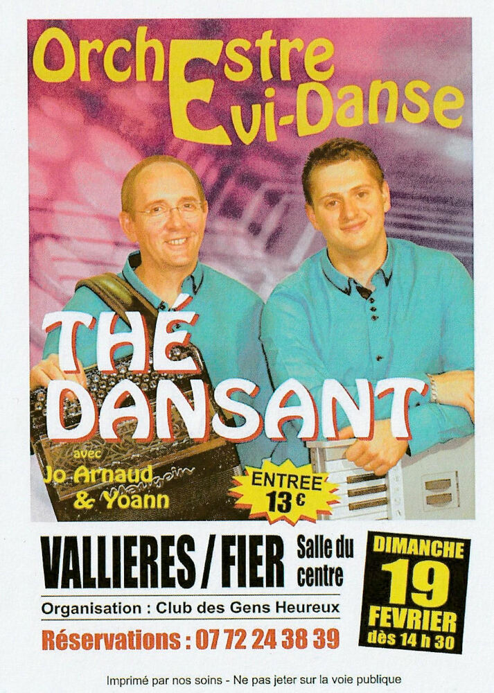 Thé dansant Vallières