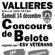 Concours de Belote à Vallières-sur-Fier