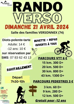 Randonnée Versonnex