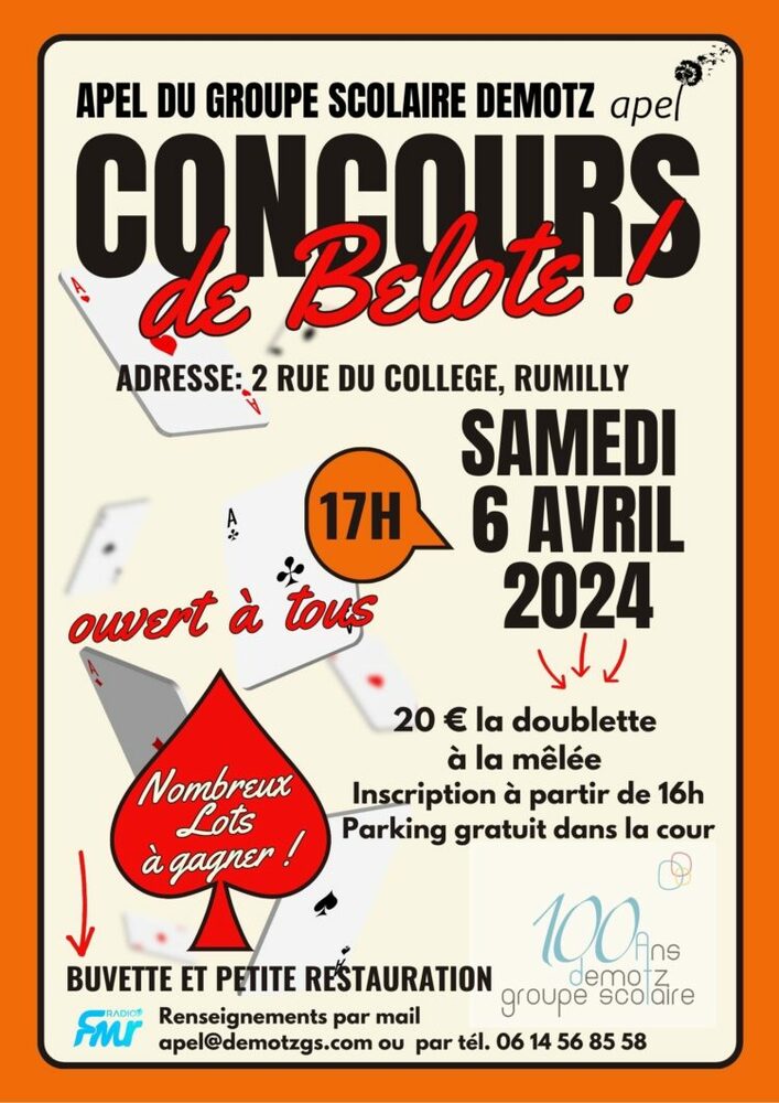 Concours belote Démotz