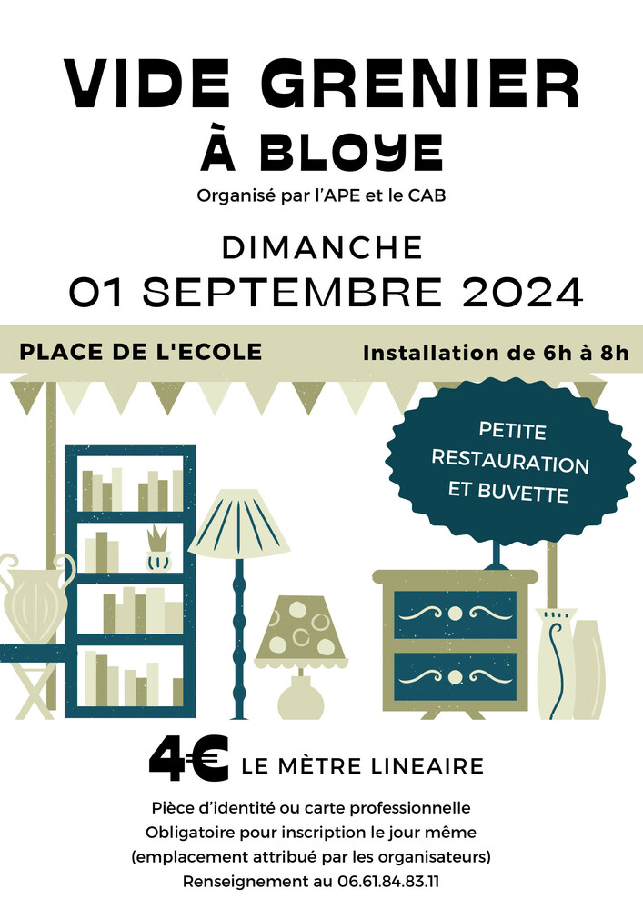 vide grenier bloye