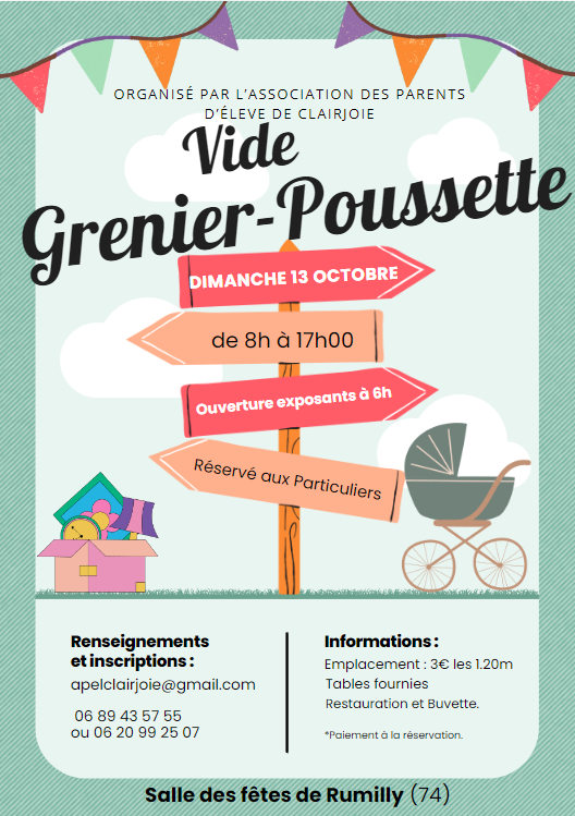 vide poussette Rumilly