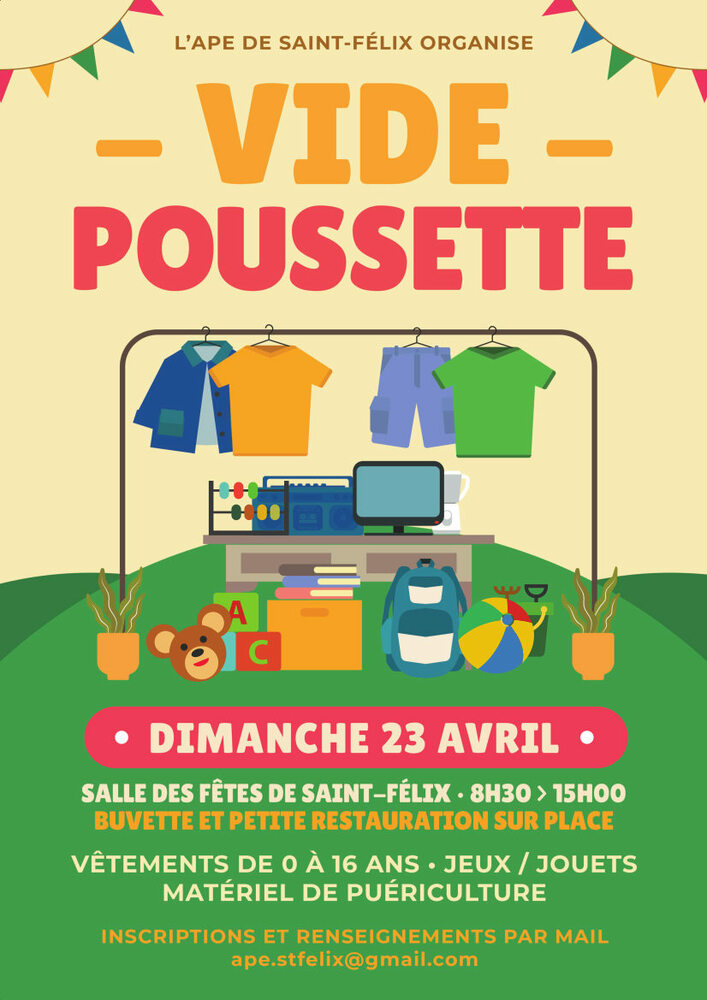 Vide pousette St Félix