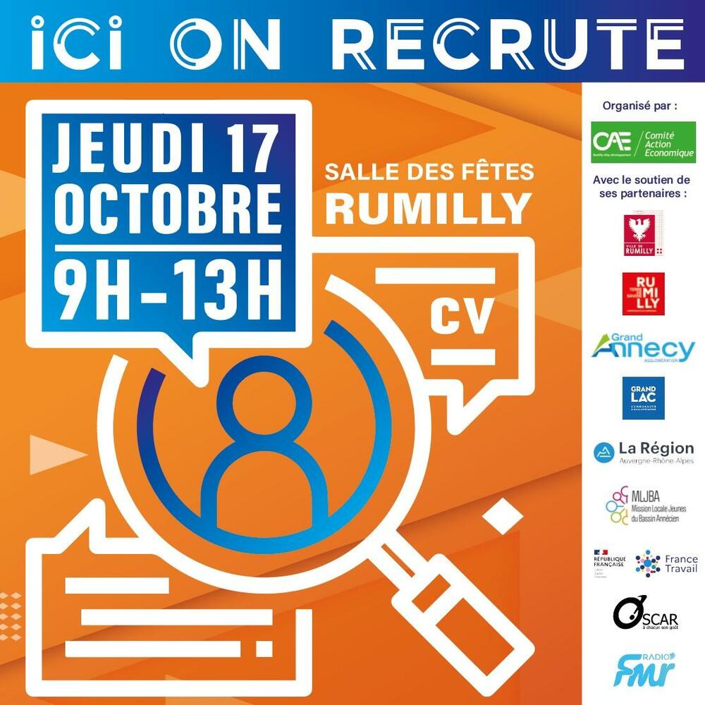 ici on recrute Rumilly