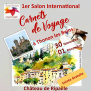 Salon International du Carnet de Voyage à Thonon-les-Bains